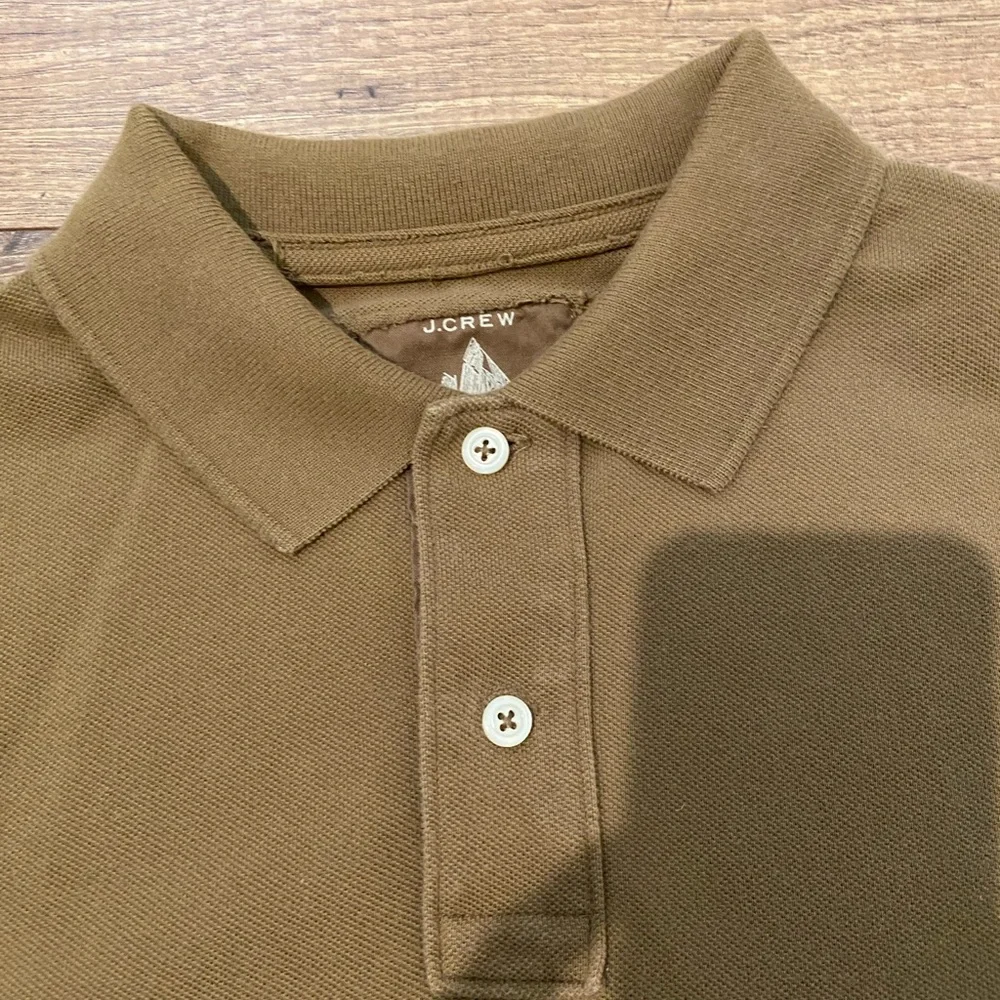Men’s J.Crew Tan Vintage Polo